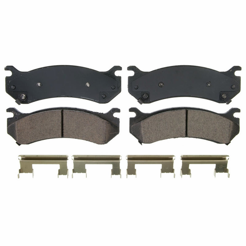Wagner QuickStop ZD785 Ceramic Disc Pad Set Includes Pad Installation Hardware, Front