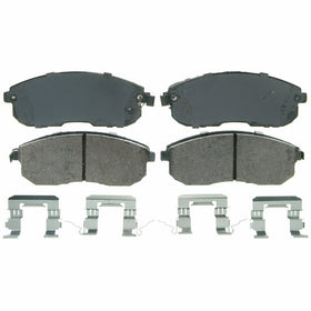 Wagner QuickStop ZD815 Ceramic Disc Pad Set Includes Pad Installation Hardware, Front