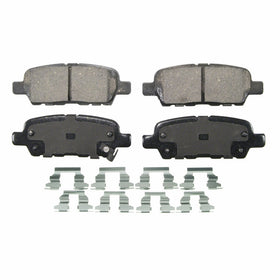 Wagner QuickStop ZD1288 Ceramic Disc Pad Set Includes Pad Installation Hardware, Rear