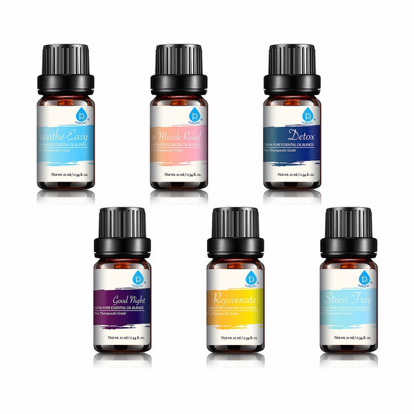 Pursonic 100% Pure Essential Oil Blends Gift Set, 0.55 Pound