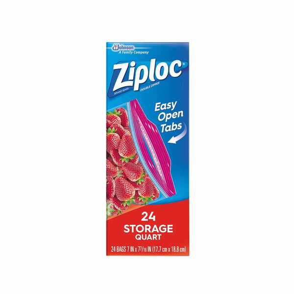 Ziploc Storage Bags Quart