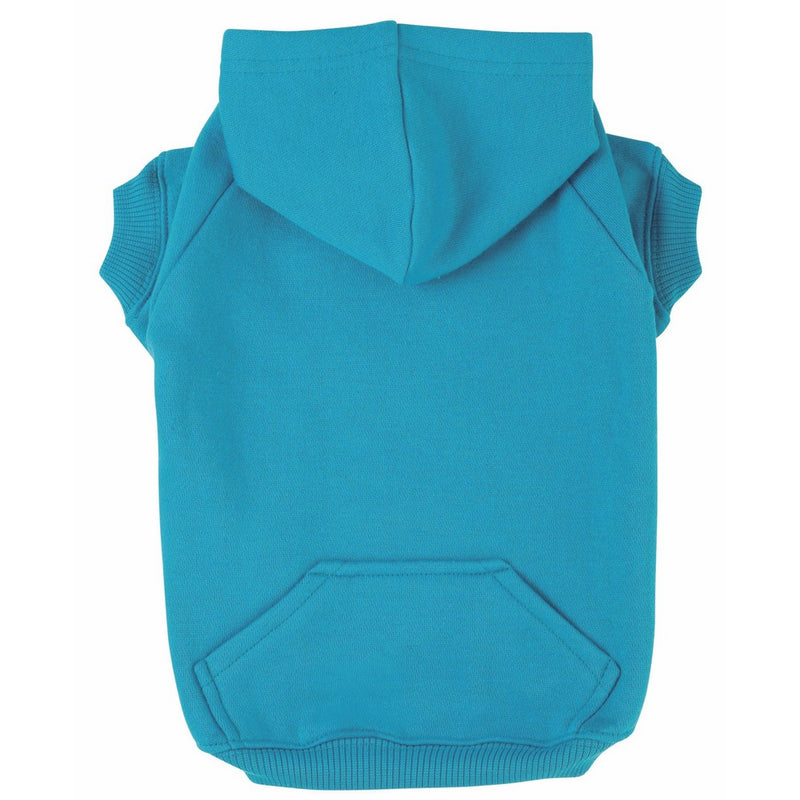 Zack & Zoey Basic Hoodie for Dogs, 24" X-Large, Bluebird