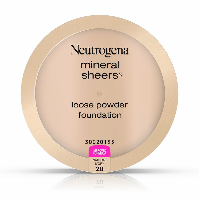 Neutrogena Mineral Sheers Loose Powder Foundation 20, Natural Ivory 20.19 Oz.