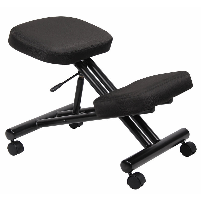 Boss Office Products B248 Ergonomic Kneeling Stool in Black