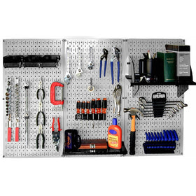 Wall Control 30-WRK-400GB Standard Workbench Metal Pegboard Tool Organizer