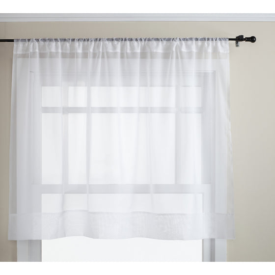 Stylemaster Sheer Voile  Elegance 60" X 45", Panel White