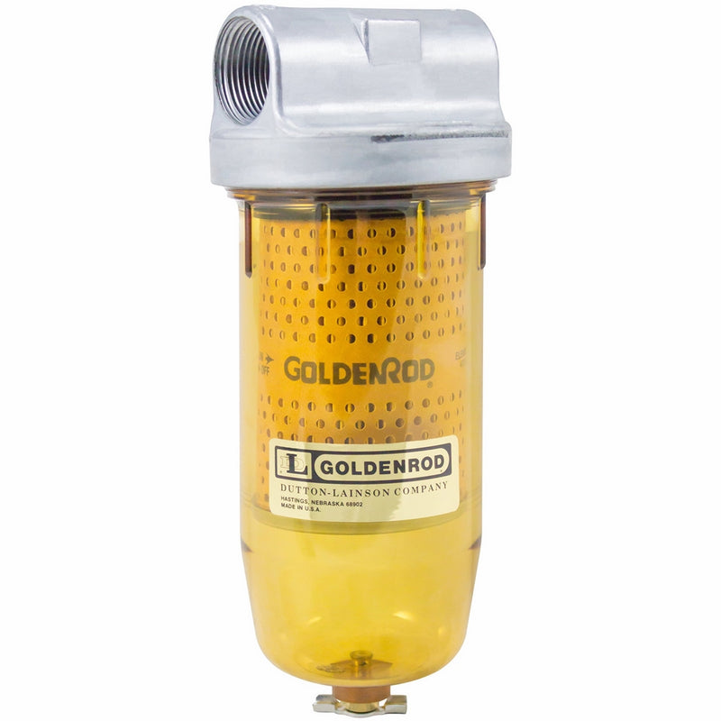 GOLDENROD 495 Bowl Fuel Tank Filter with 1" NPT Top Cap