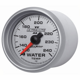 Auto Meter 4932 Ultra-Lite II 2-1/16" 120-240 Degree F Mechanical Water Temperature Gauge