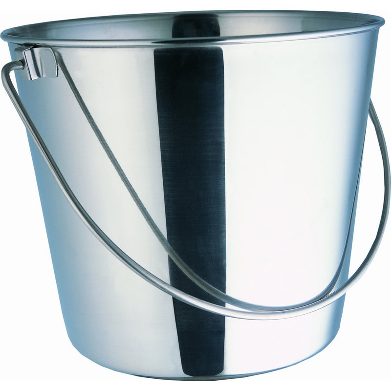 Indipets Heavy Duty Stainless Steel Pail, 13-Quart