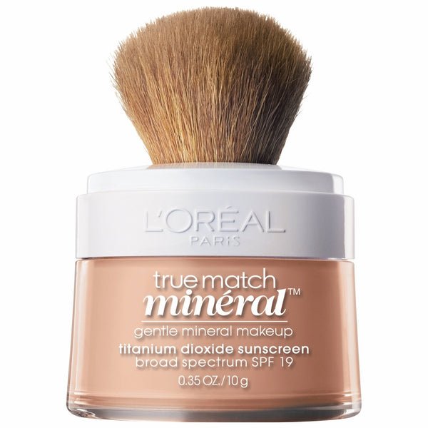 L'Oréal Paris True Match Loose Powder Mineral Foundation, Natural Ivory, 0.35 oz.