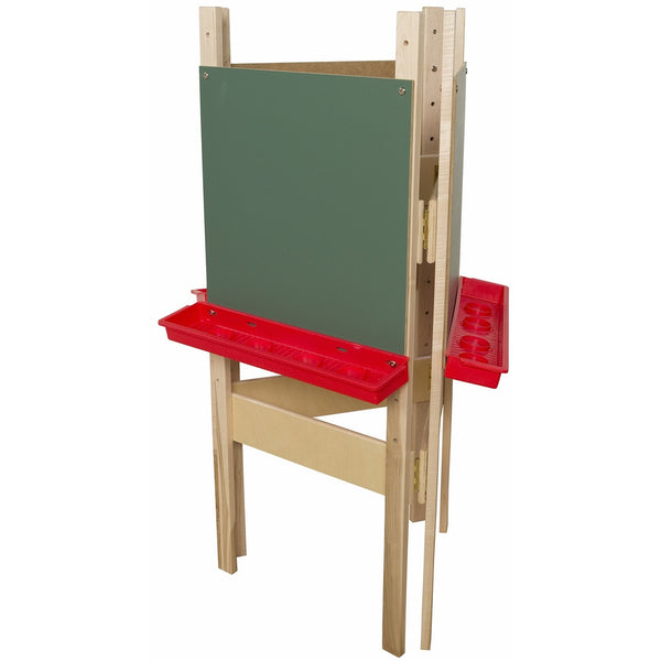 Wood Designs WD18600 3-Sided Adjustable Easel with Chalkboard