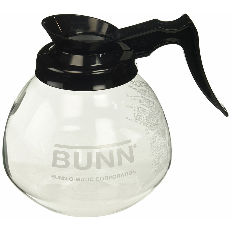 BUNN 12-Cup Glass Coffee Decanter, Black