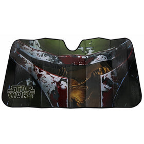 Plasticolor 003720R01 Star Wars Boba Fett Accordion Bubble Sunshade