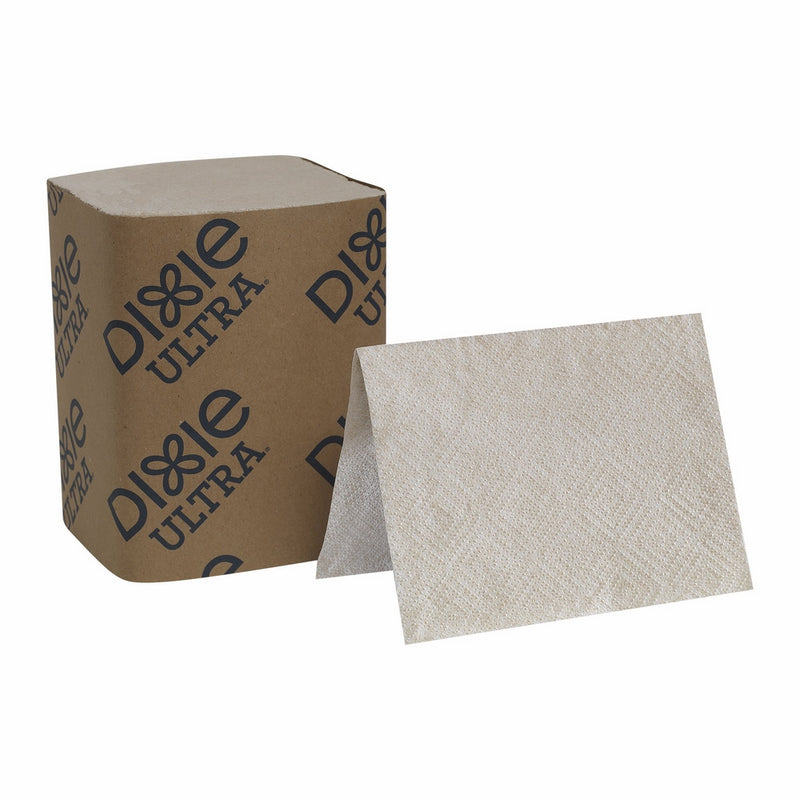 Dixie Ultra Interfold 2-Ply Napkin Dispenser Refill (Formerly EasyNap), GP PRO, 32019, 6.5" W x 9.9" L, Brown (Case of 24 Packs, 250 per Pack)