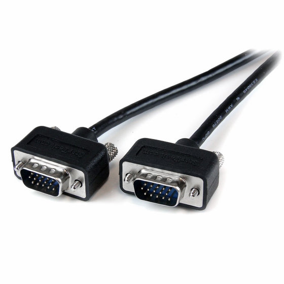 StarTech.com Coax Low Profile High Resolution Monitor VGA Cable HD15 M/M - 6 Feet (MXT101MMLP6)