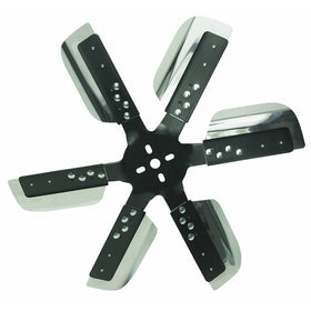 Derale 17019 Heavy Duty Fan Blade Series 1000 19" Stainless Steel Flex Fan Standard Rotation