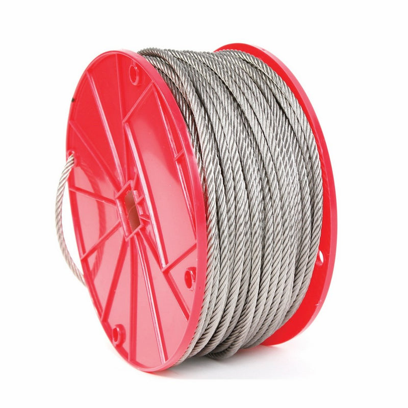 Koch Industries 016122 7 x 19-Inch Stainless Steel Roll Cable, 1/8-Inch by 250-Feet