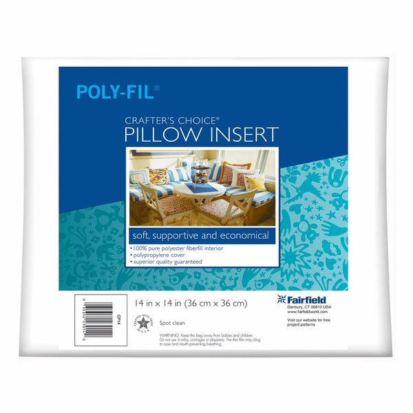 Fairfield Crafter's Choice Pillow Form, 14 by 14-Inch