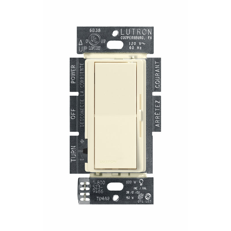 Lutron DVCL-153P-AL Diva Dimmable CFL/LED Dimmer, Almond