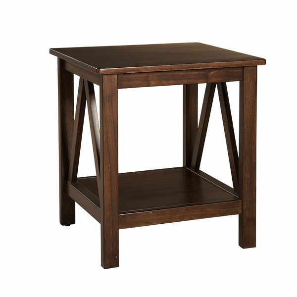 Linon Home Decor Titian Antique End Table