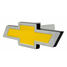 Chevy Bowtie Style Brushed Aluminum Hitch Plug