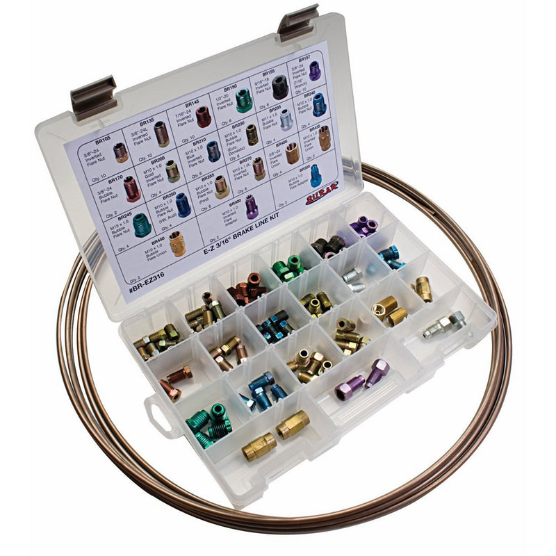 S.U.R.& R.Auto Parts BR-EZ316 E-Z 3/16" Brake Line Replacement Kit