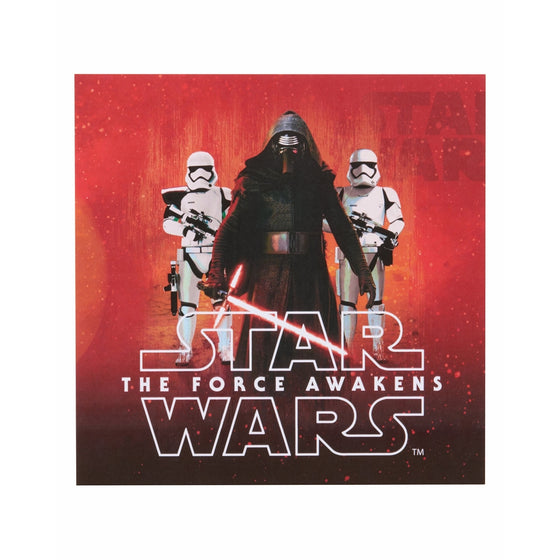 American Greetings New Star Wars Episode VII Birthday Party Luncheon Napkin Tableware (16 Pack), Red, 6.5" x 6.5".