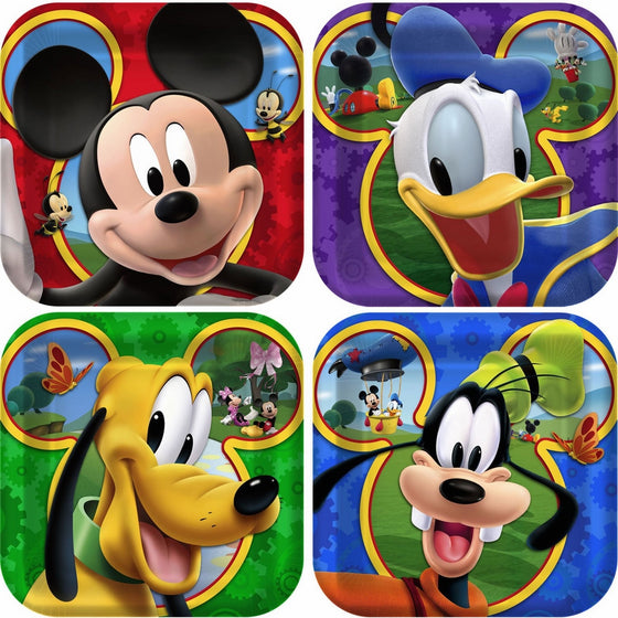 Mickey Mouse 'Playtime' Small Paper Plates (8ct)