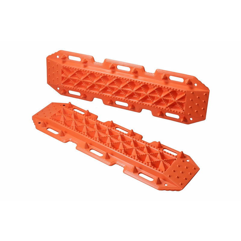 MAXSA Escaper Buddy Traction Mat (Set of 2) for Off-Road Mud, Sand, & Snow Vehicle Extraction Orange 20333
