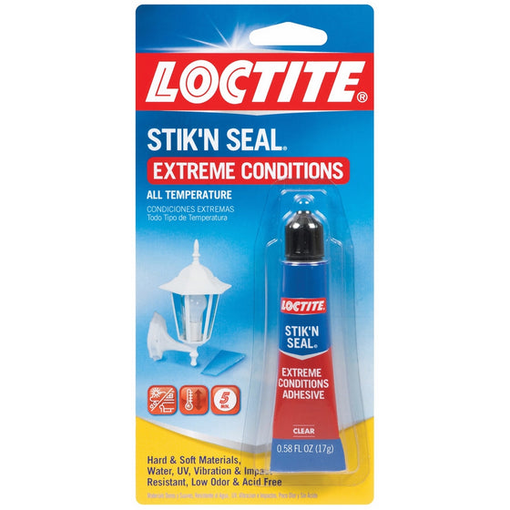 Loctite Stik n' Seal Extreme Conditions Adhesive 0.58 Fluid Ounce (1360784)