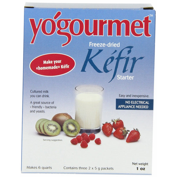 Yogourmet Freeze Dried Kefir Starter, 1 oz. box(Pack of 2)