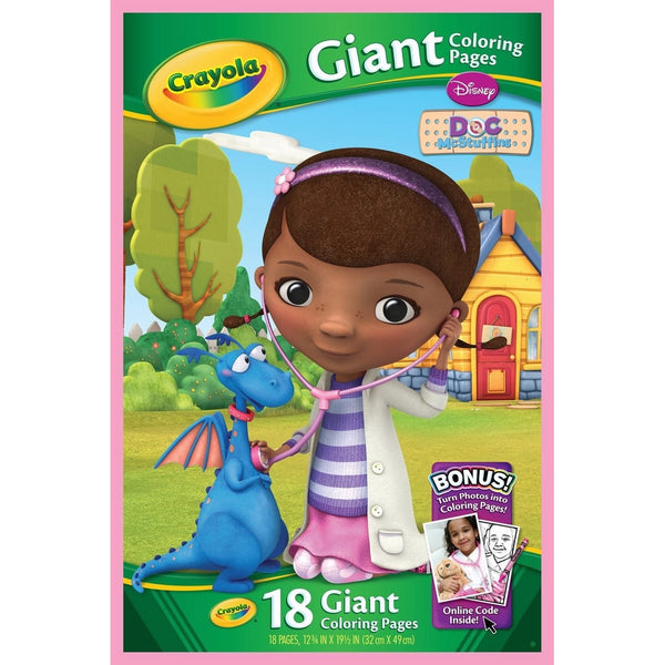 Crayola Disney Doc Mc Stuffins Giant Coloring Pages