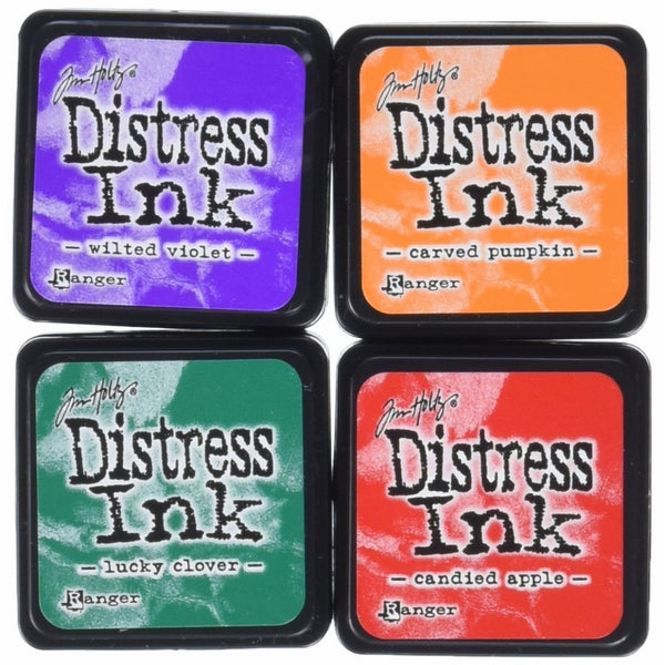 Ranger TDPK46752 Kit 15 Distress Mini Ink Pads (4 Pack), Multicolor