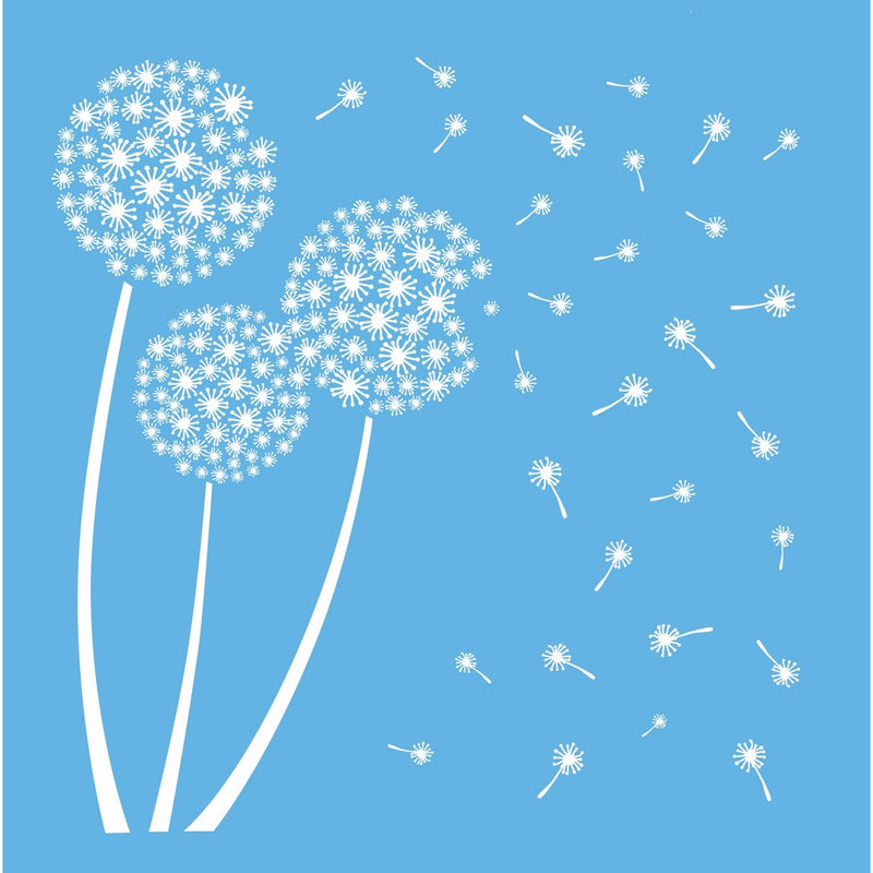 DecoArt Americana Mixed Media Stencil, 12 by 12-Inch, Dandelion