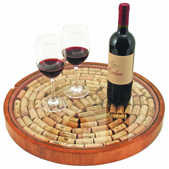 Lazy Susan Cork Display by True