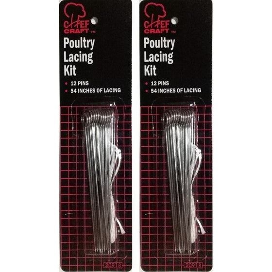 Chef Craft Poultry Lacing Kit (2 Packs)