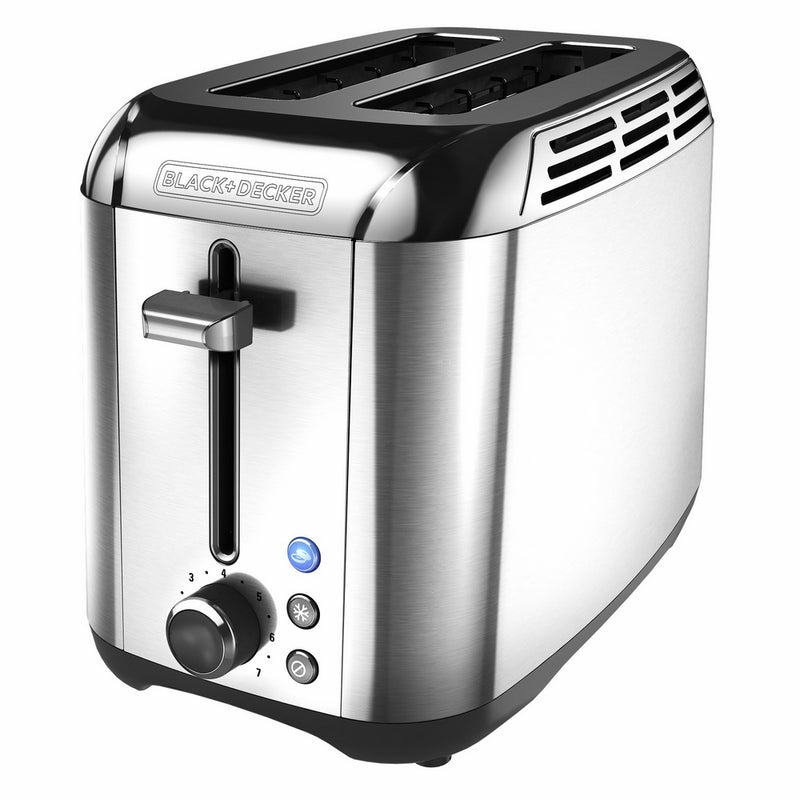 BLACKDECKER 2-Slice Toaster, Rapid Toast, Stainless Steel, TR3500SD