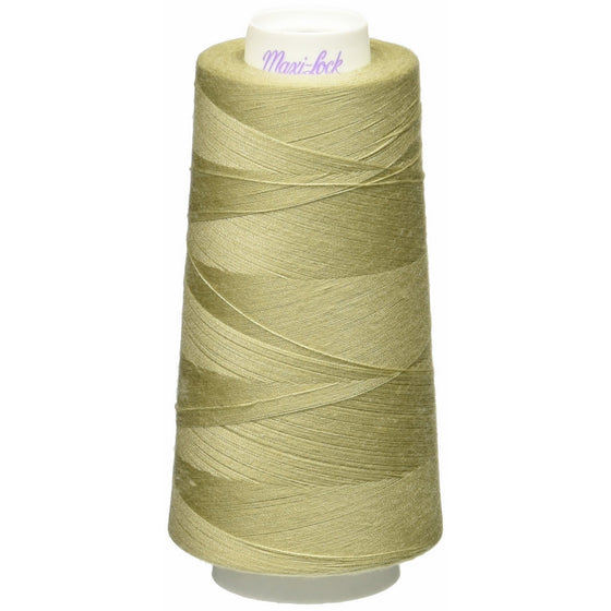 American & Efird Maxi-Lock Cone Thread 3000 Yards-Khaki