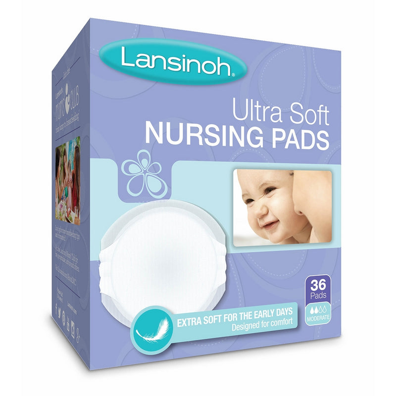 Lansinoh Nursing Pads, Pack of 36 Ultra Soft Disposable Breast Pads