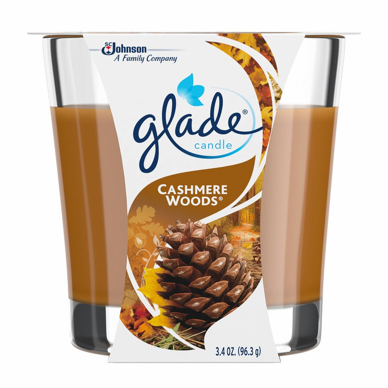 Glade Jar Candle Air Freshener, Cashmere Woods