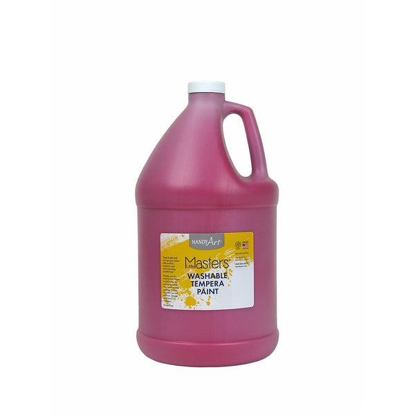 Handy Art Little Masters Washable Tempera Paint Gallon, Magenta