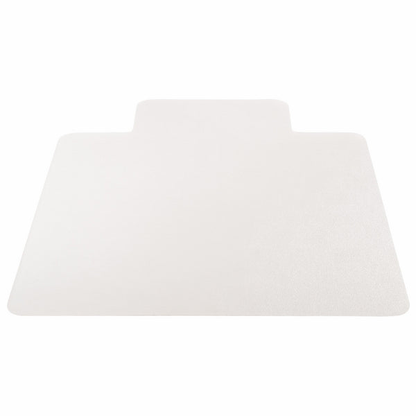 Deflecto EconoMat Clear Chair Mat, Hard Floor Use, Rectangle With Lip, Straight Edge, 45" x 53", Clear (CM2E232COM)