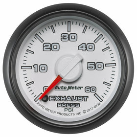 Auto Meter (8592) Dodge Match 2-1/16" 0-60 PSI Full Sweep Electric Exhaust Pressure Gauge
