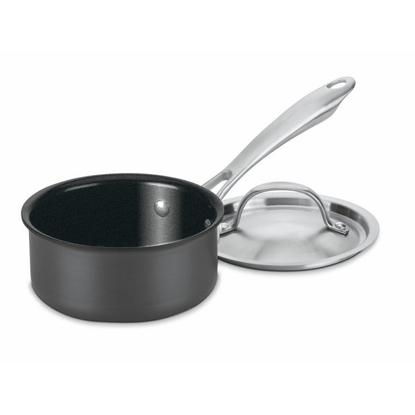 Cuisinart GG19-14 GreenGourmet Hard-AnodizedNonstick 1-Quart Saucepan with Cover