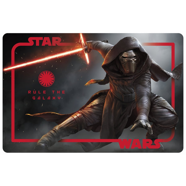 Zak! Designs Placemat with Kylo Ren from Star Wars The Force Awakens, BPA-Free Plastic