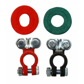 Road Power 903C-2 Color Coded Terminals, 2-Pack, Red/Black, 6 and 12-Volt