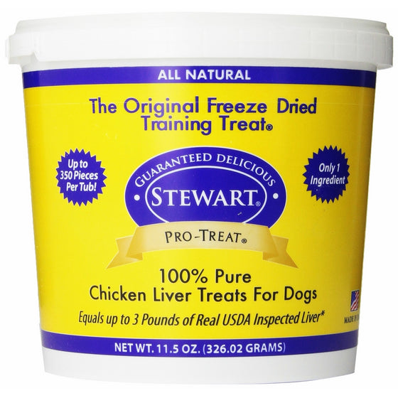 Stewart Freeze Dried Treats 11.5oz Chicken Liver