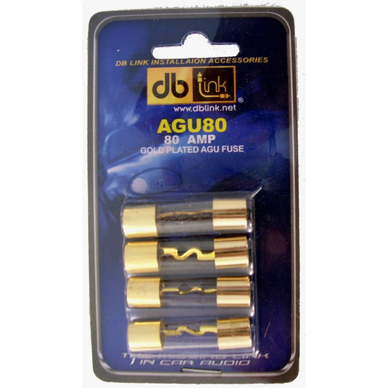 DB Link AGU80 80 Amp Gold AGU Fuses