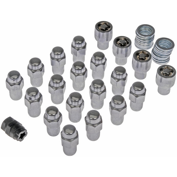 Dorman 711-248 Pack of 16 Wheel Nuts with 4 Lock Nuts and Key