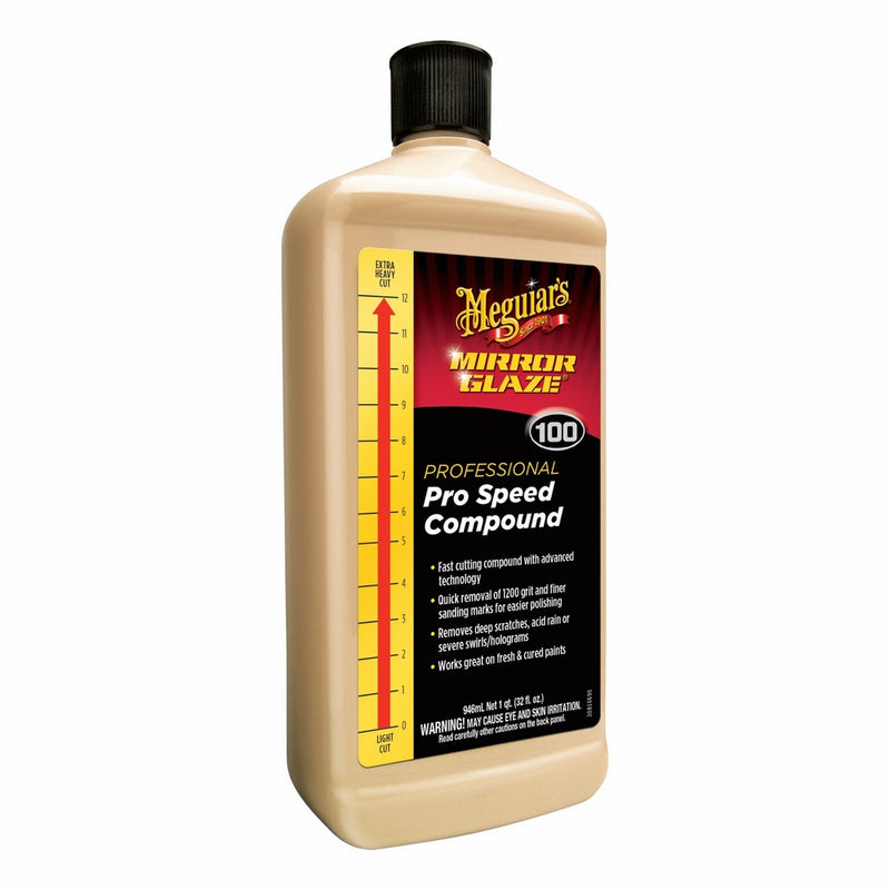 Meguiar's M100 Mirror Glaze Pro Speed Compound - 32 oz.